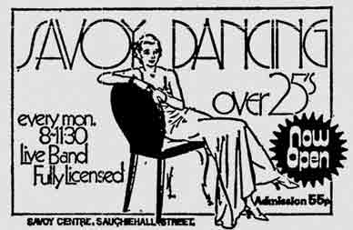 Savoy Disco advert 1975